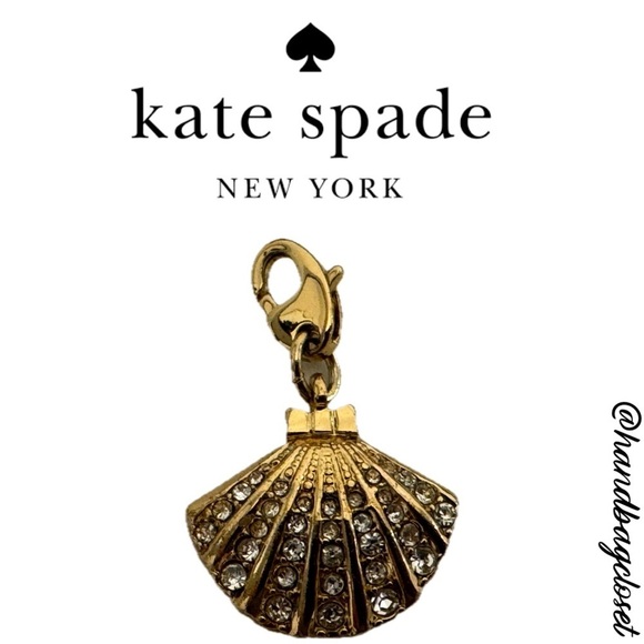 KATE SPADE SHELL CHARM NO BRACELET HOW CHARMING WHAT THE SHELL BAG UNDER THE SEA - Picture 7 of 7